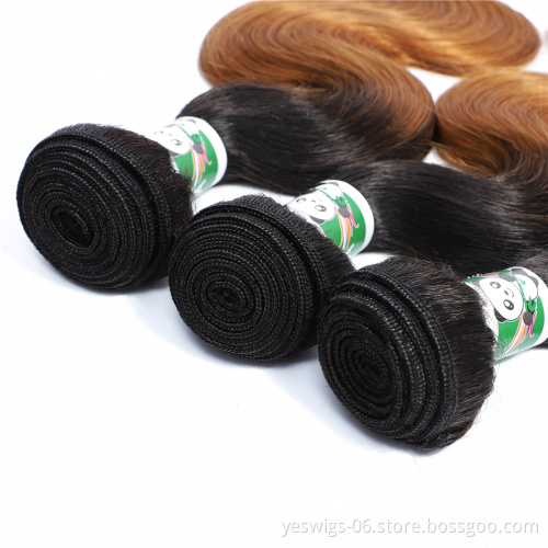 1b-33 Pre Colored Human Hair Body Wave Bundles Cuticle Aligned Virgin Ombre 1b-33 27 30 613 Blonde Peruvian Human Hair Extension